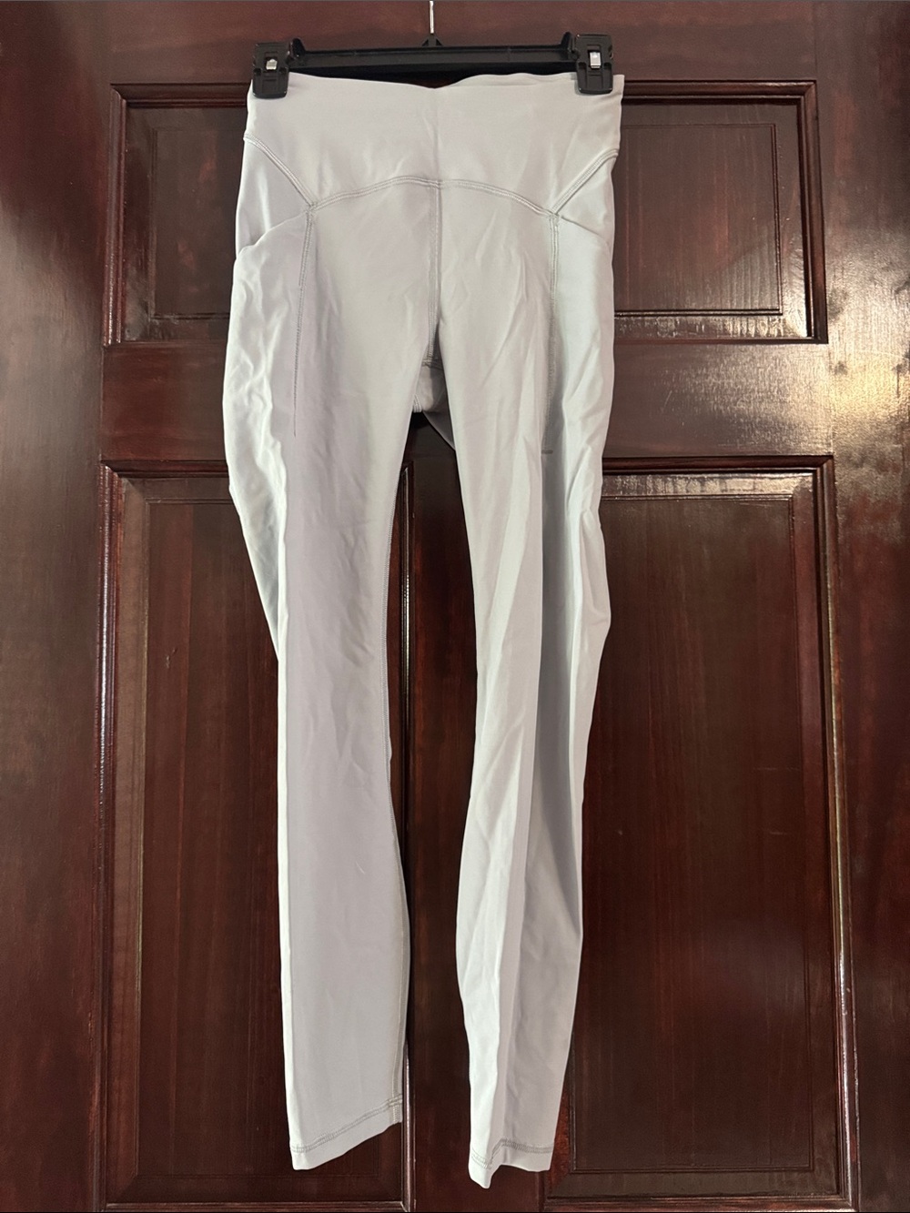 lululemon athletica Light Gray High-Rise Yoga Leggings